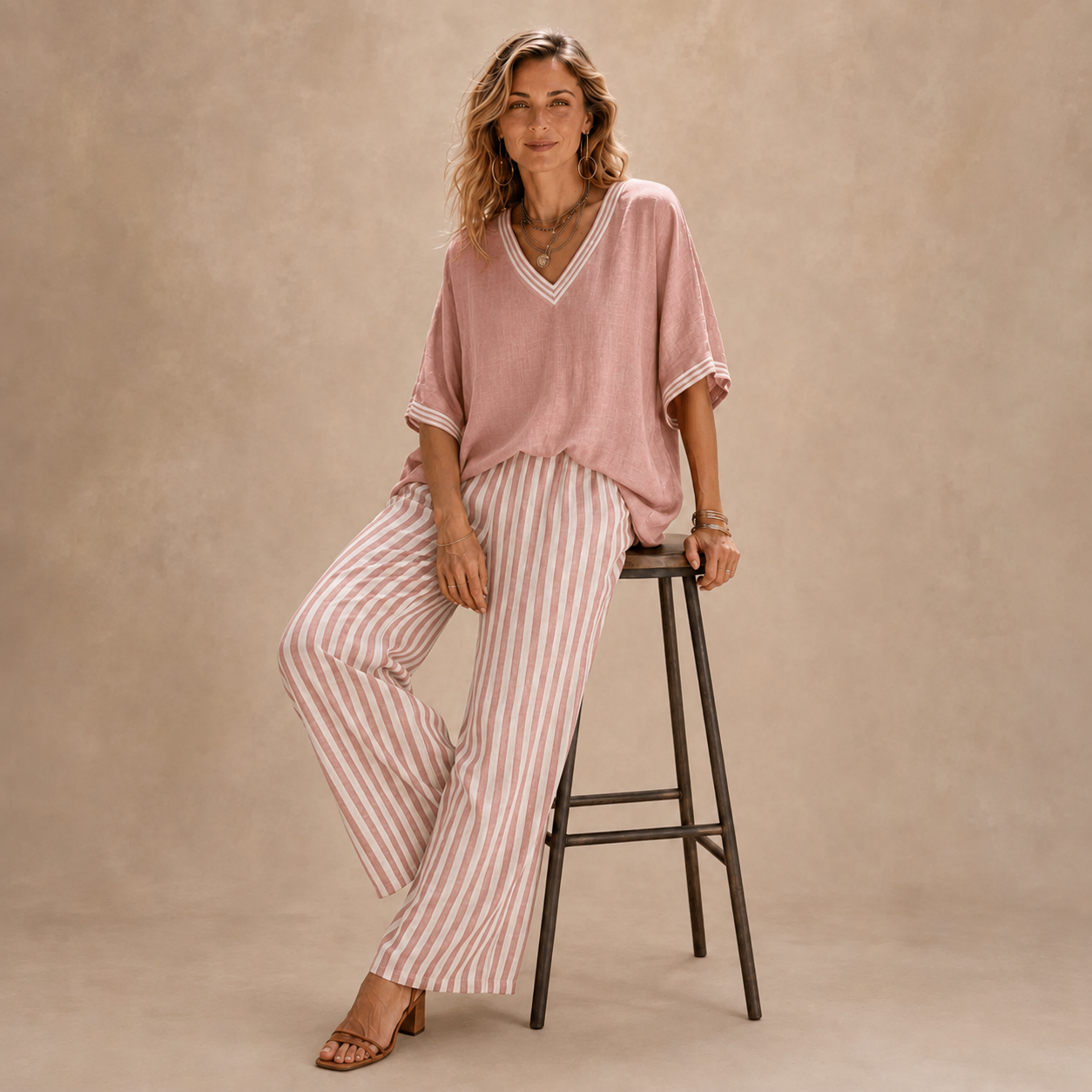 Alira Striped Co-ord Set