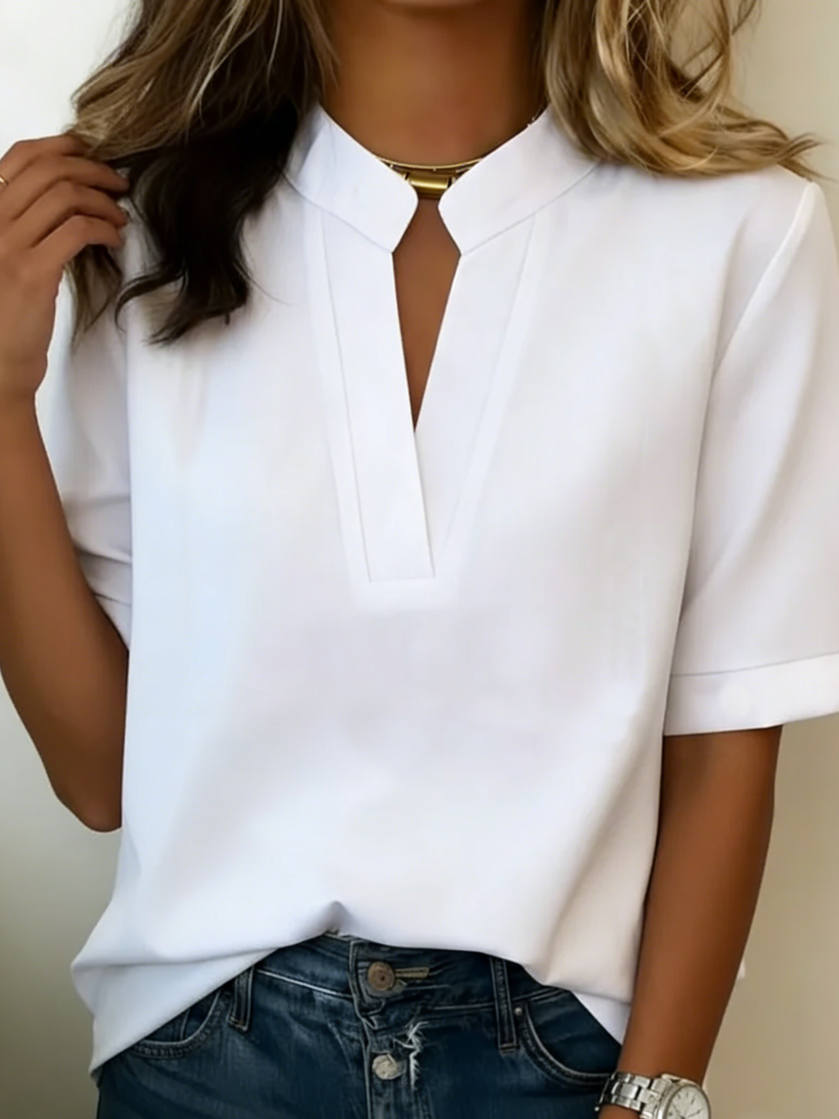 Colette | Elegant Blouse with Refined Collar