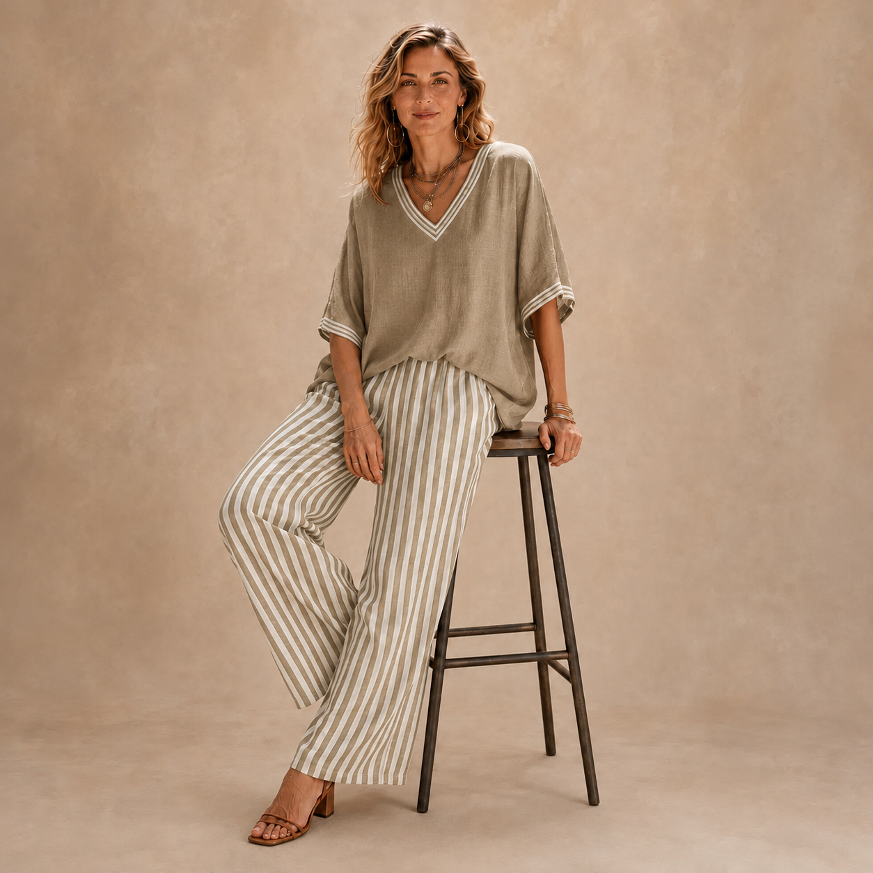 Alira Striped Co-ord Set