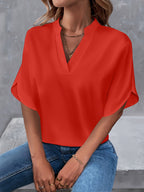 Scarlett | Elegant V-Neck Blouse