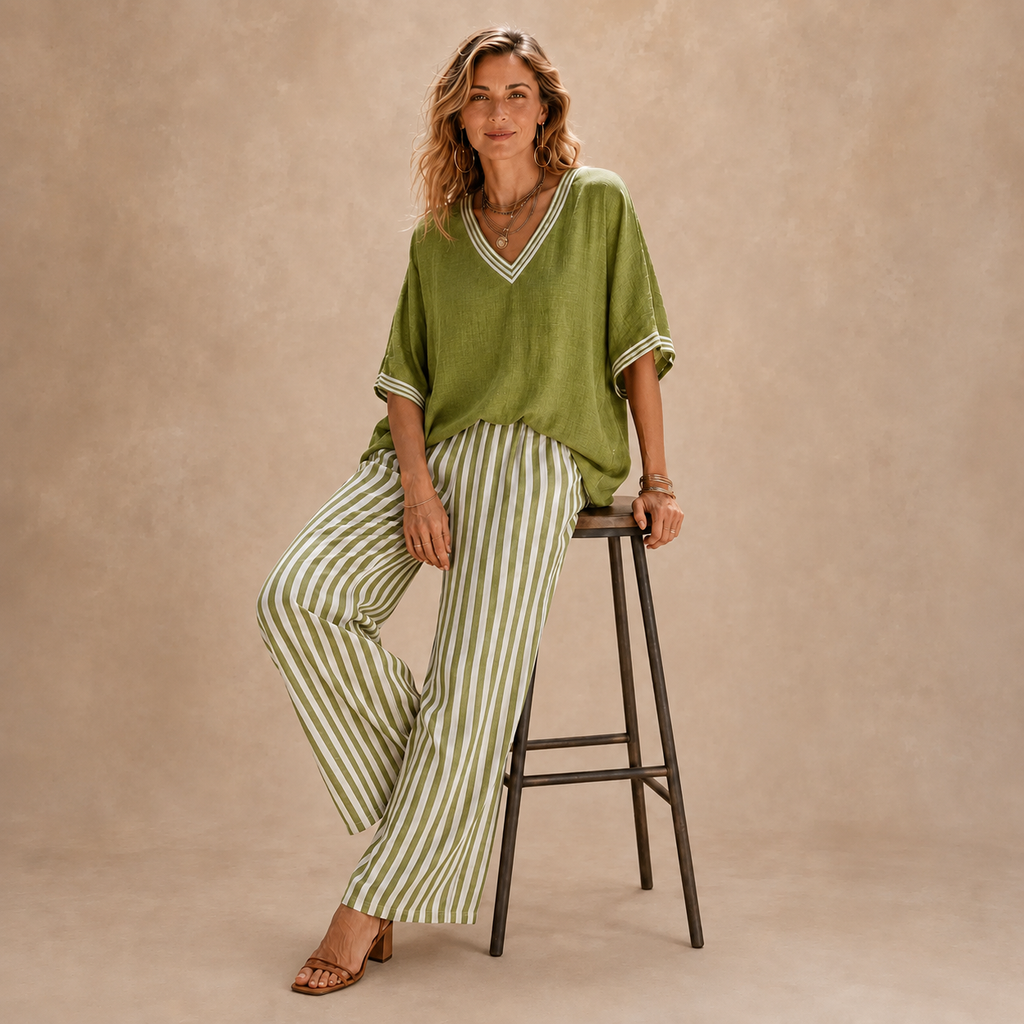 Alira Striped Co-ord Set