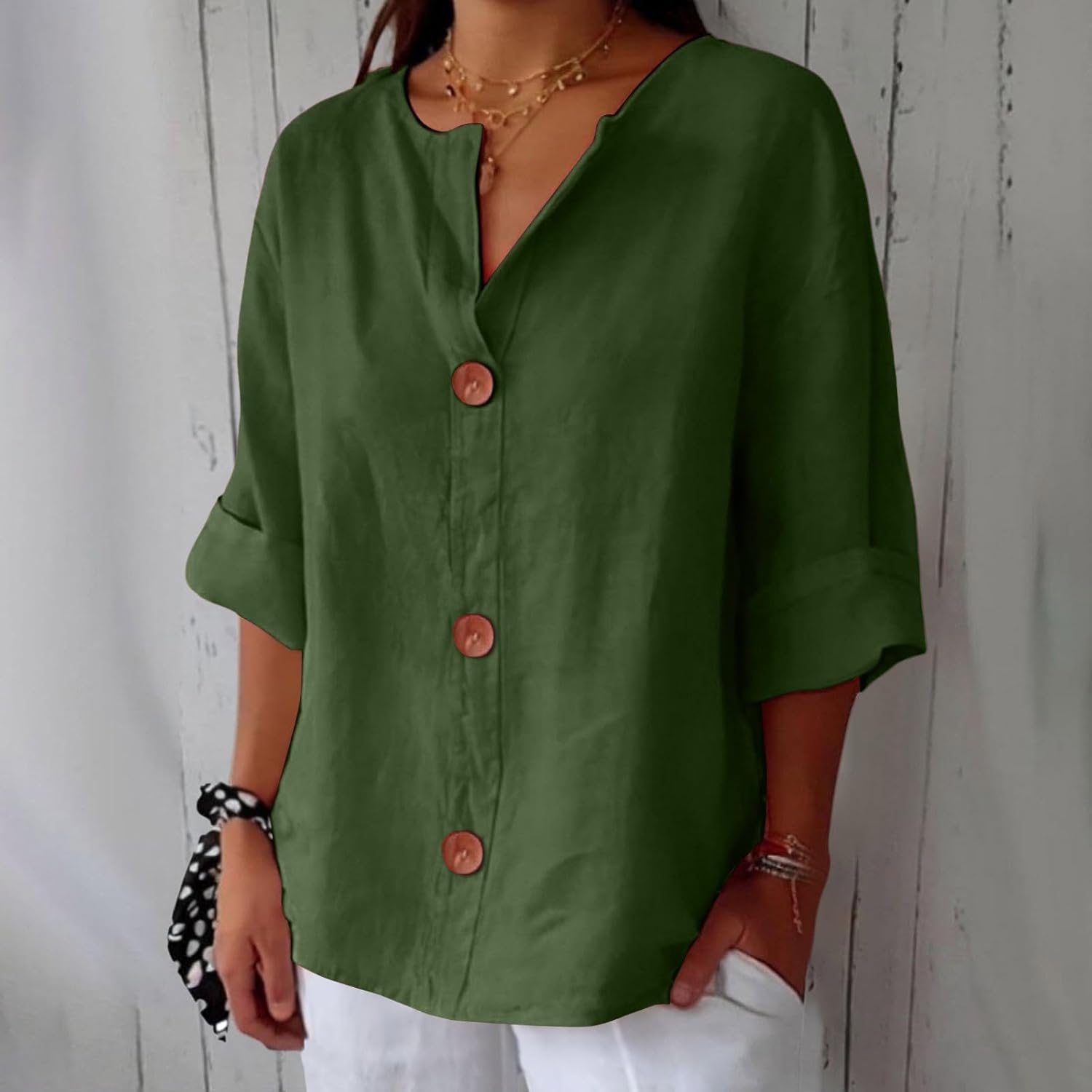 Julia™ | Loose-fitting Elegant Blouse