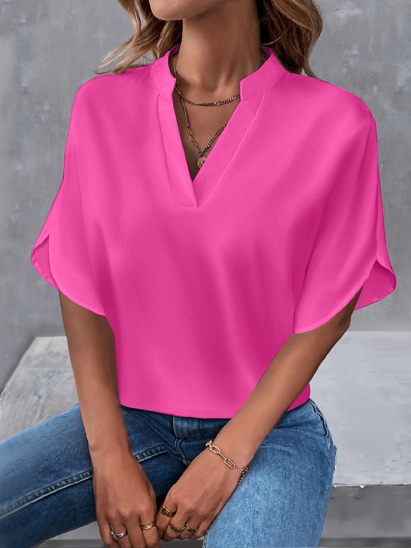 Scarlett | Elegant V-Neck Blouse