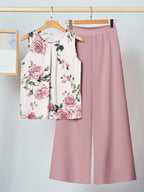 Kristen | Floral Print Two-Piece Set