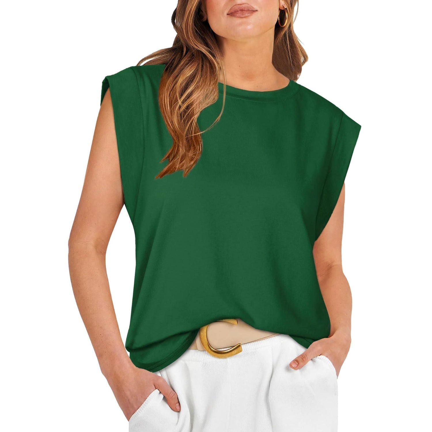 SAMPAGUITA™ –  Comfy Loose Fit Crew Neck Summer Top