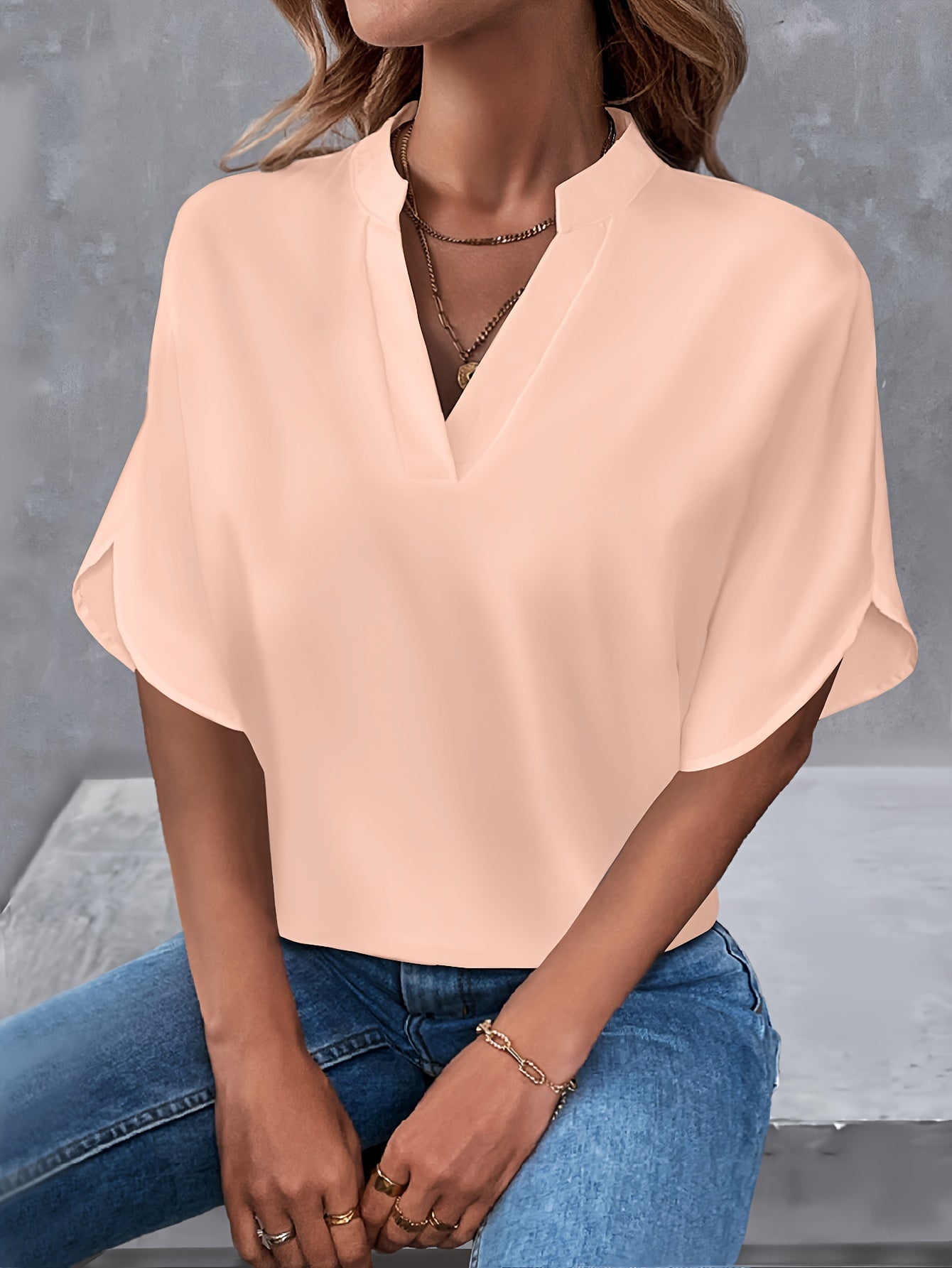 Scarlett | Elegant V-Neck Blouse