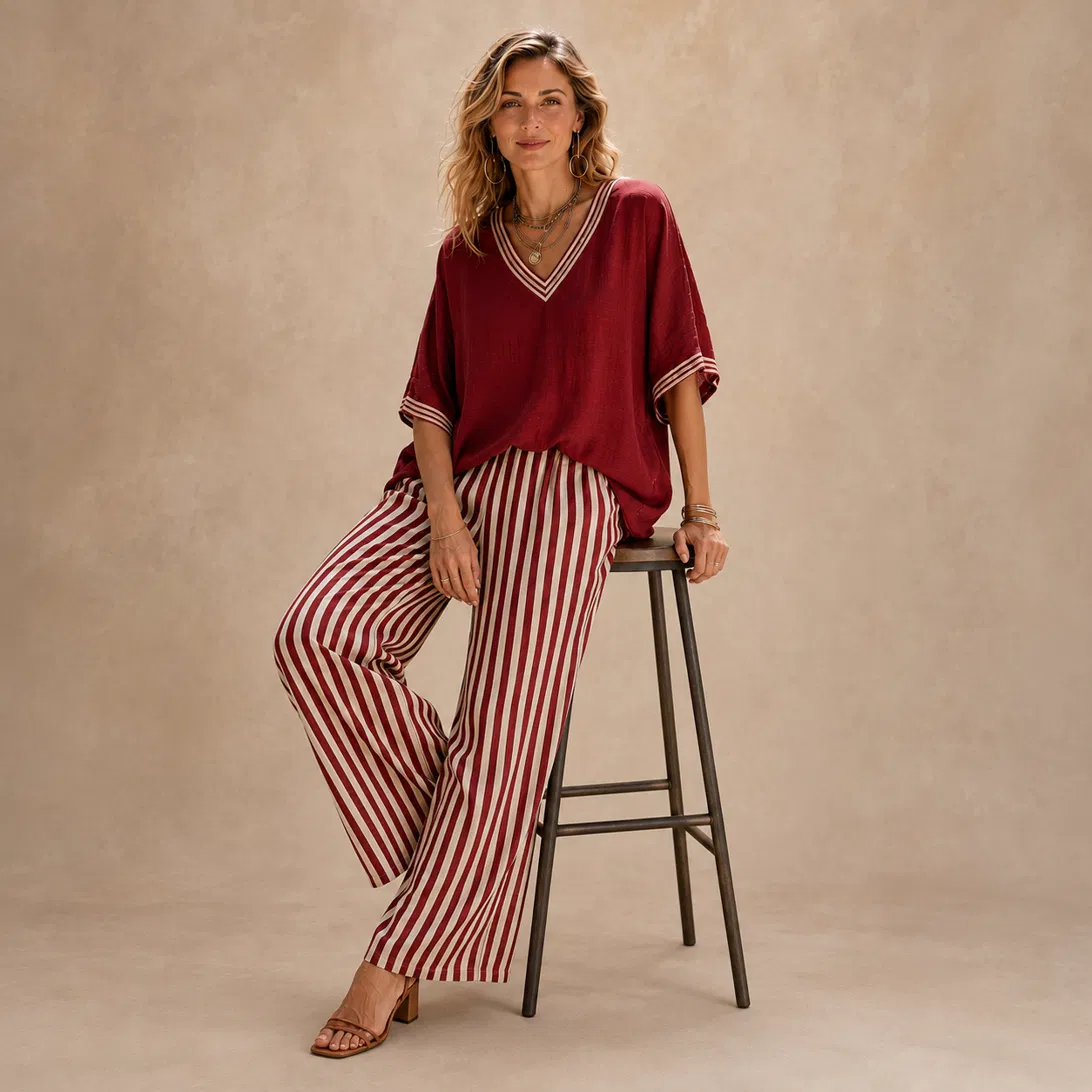 Alira Striped Co-ord Set
