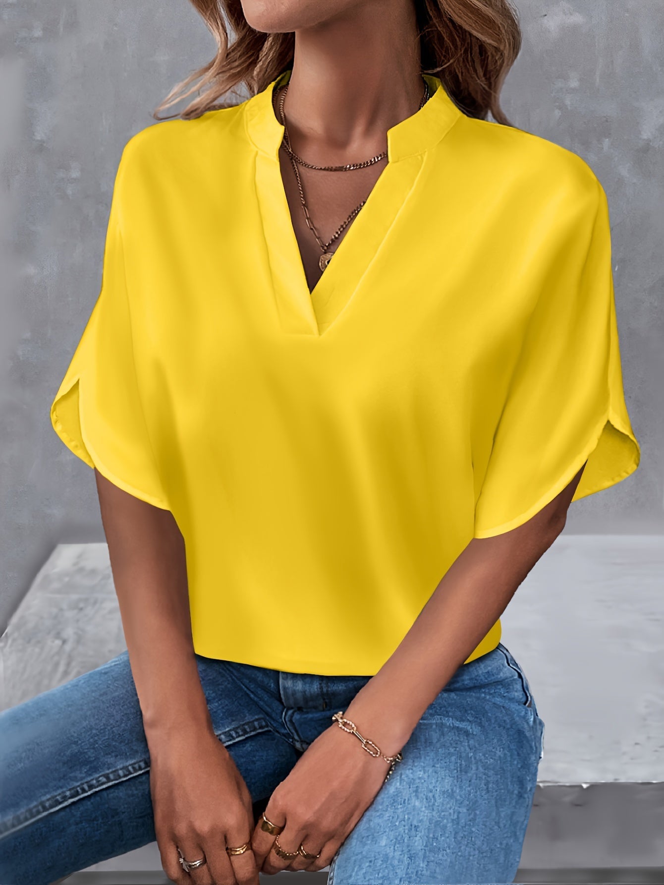Scarlett | Elegant V-Neck Blouse