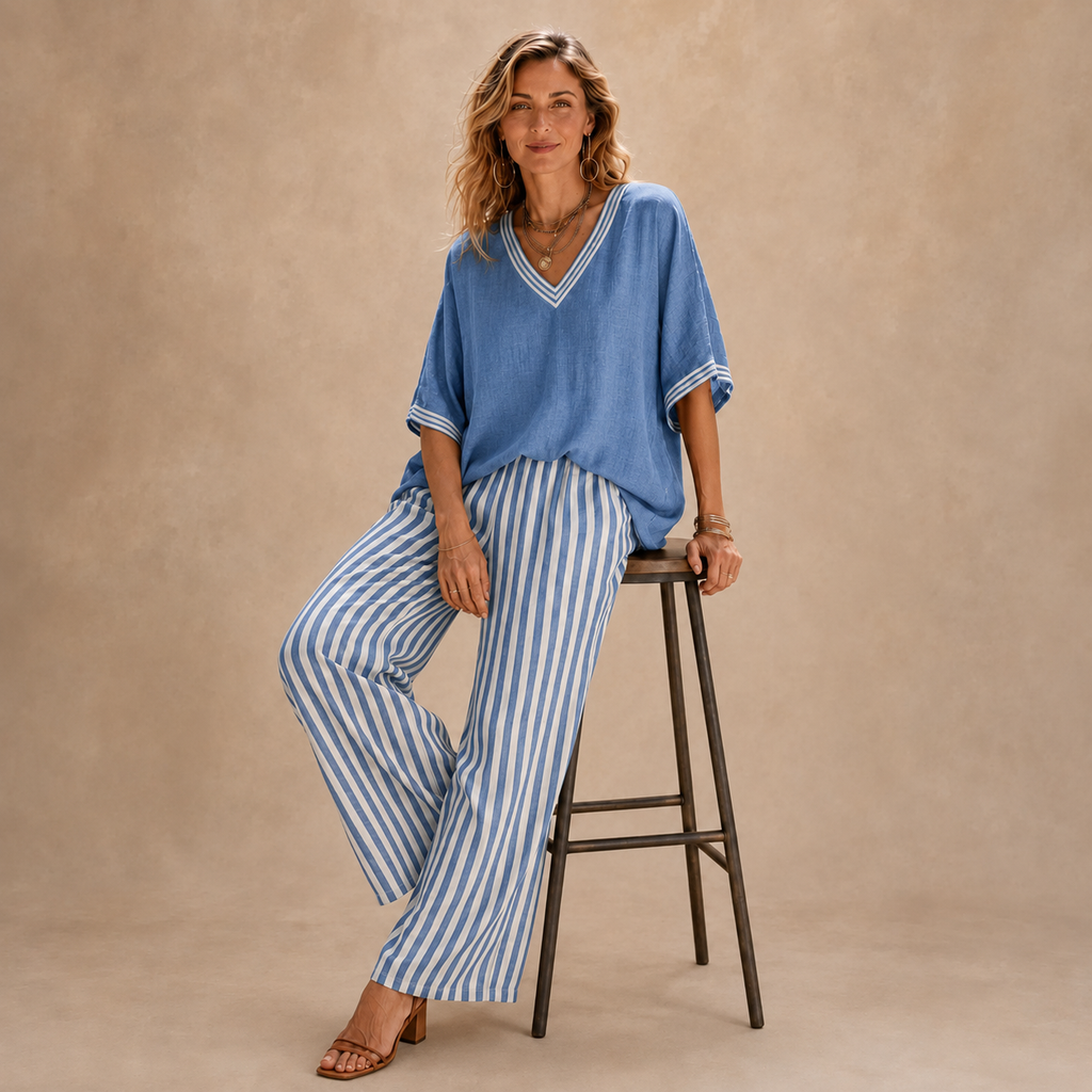 Alira Striped Co-ord Set