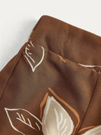 Marissa | Casual Brown Two-Piece Set