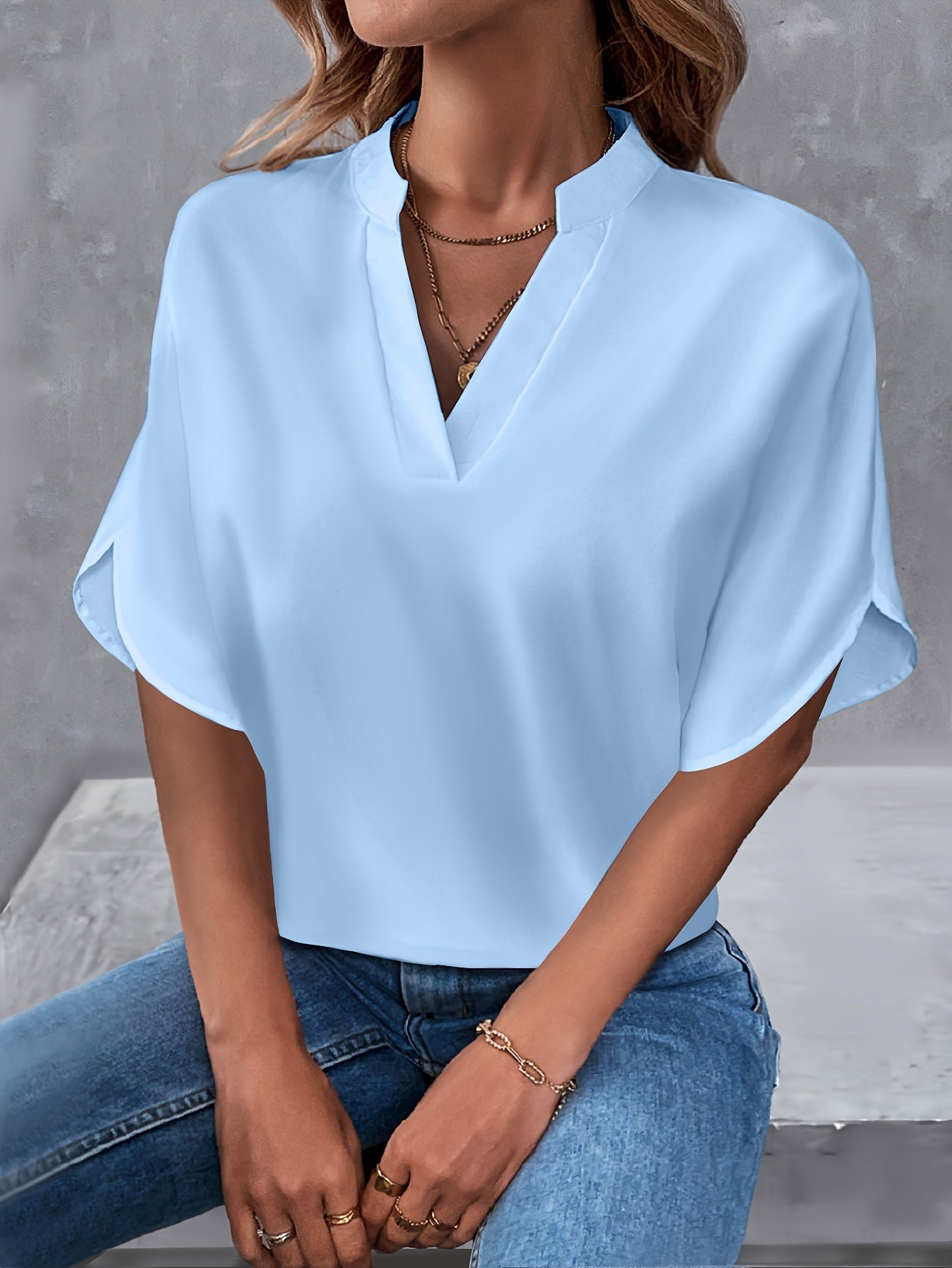 Scarlett | Elegant V-Neck Blouse