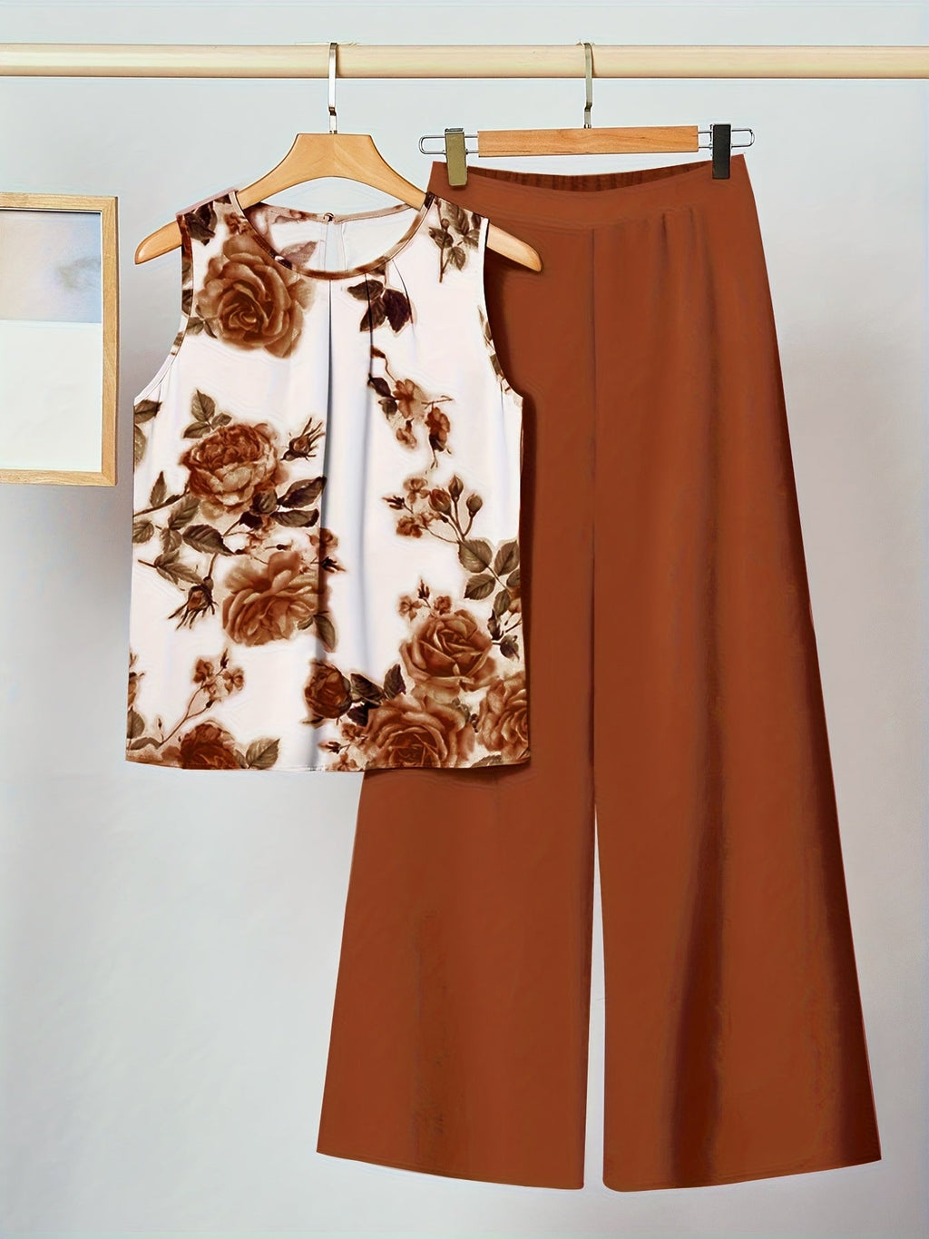 Jasmine | Vintage Brown Floral Set