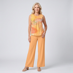 Amber | Leaf Print Two-Piece Set