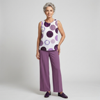 Courtney | Purple Polka Dot Set
